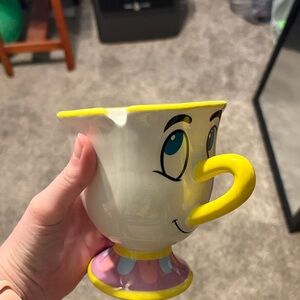 Disney Chip Mug with Yellow and Pink Accents